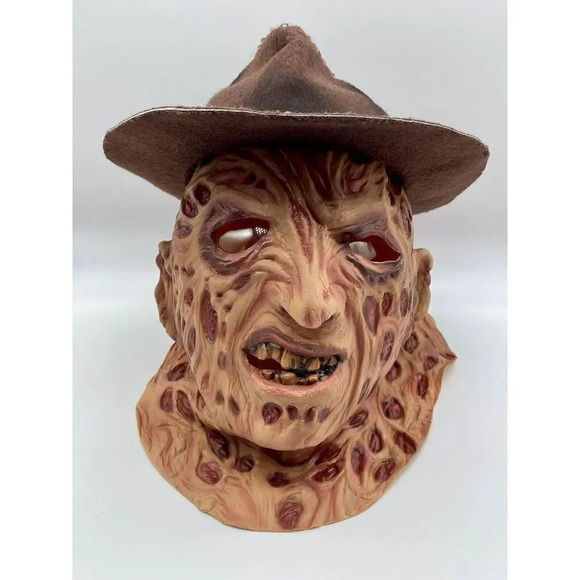 A Nightmare On Elm Street Freddy Krueger Mask Hat Adult Size Rubie's‎ Costume Co - Picture 1 of 12